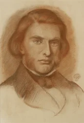 Porträt von John Ruskin, 1861